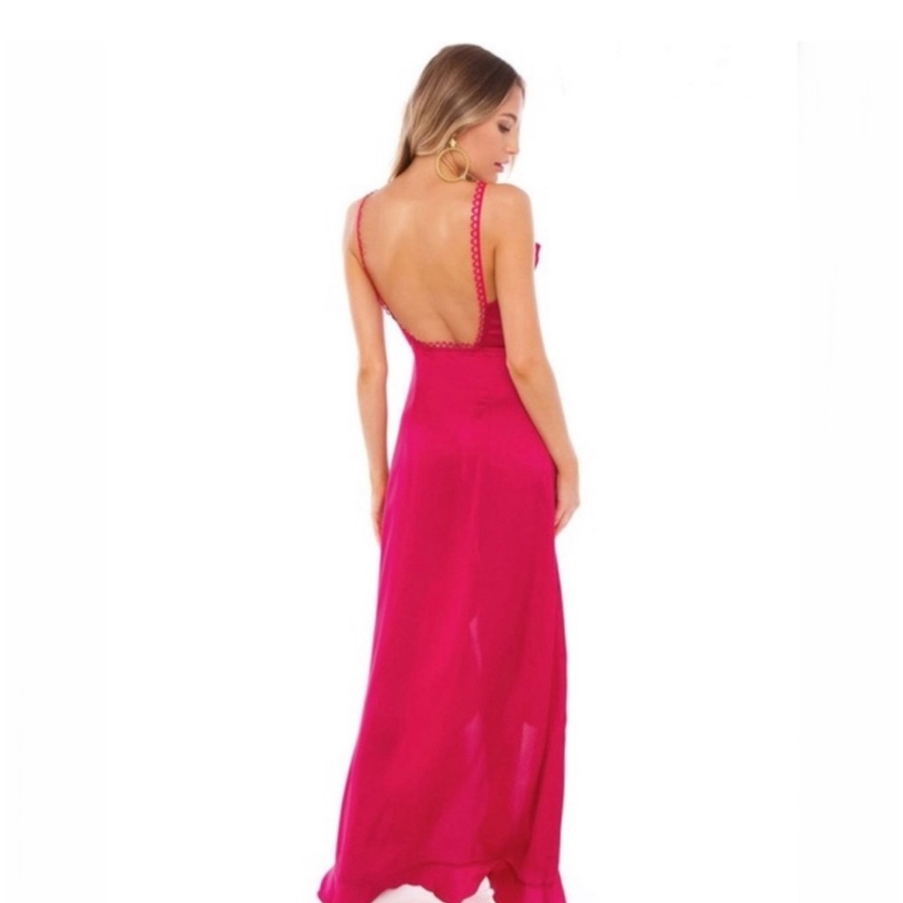 for love and lemons pink maxi gown - Picture 2 of 6